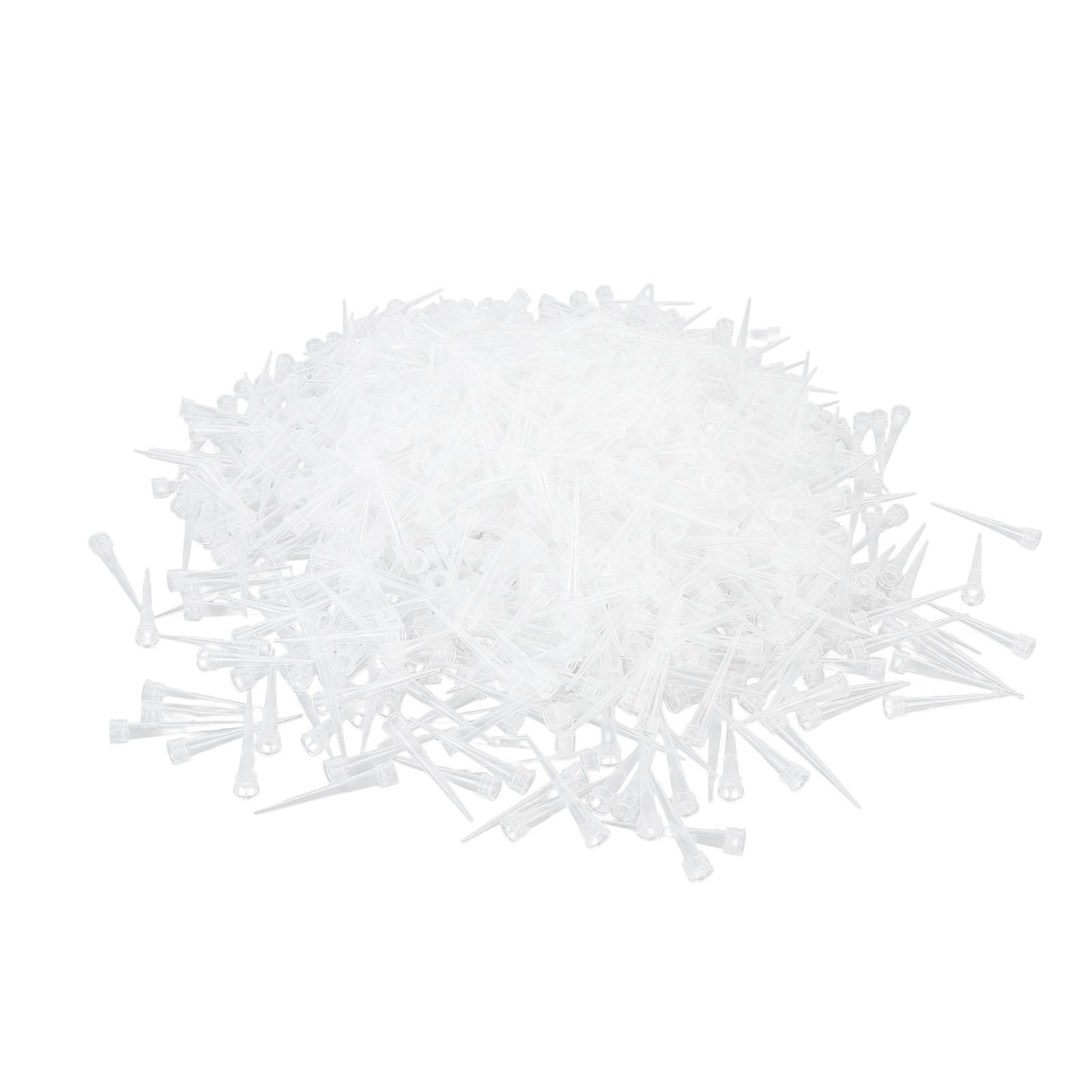 

1000 шт. Наконечники для пипеток 10 мкл Пластиковые Универсальные Наконечники для пипеток для Лабораторного анализа Домашних проектов Растений