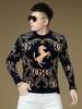 2025 Autumn/Winter Men's Youth Round Neck Jacquard Knit Pullover Sweater 617