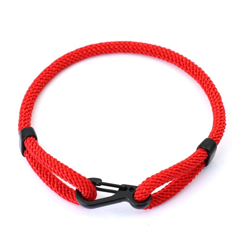 

Unique Adjustable Rope Bracelet Unisex Black Outdoor Adventure Buckle Lucky Red Braclet Couple Brazalete Friendship Jewelry Gift красный