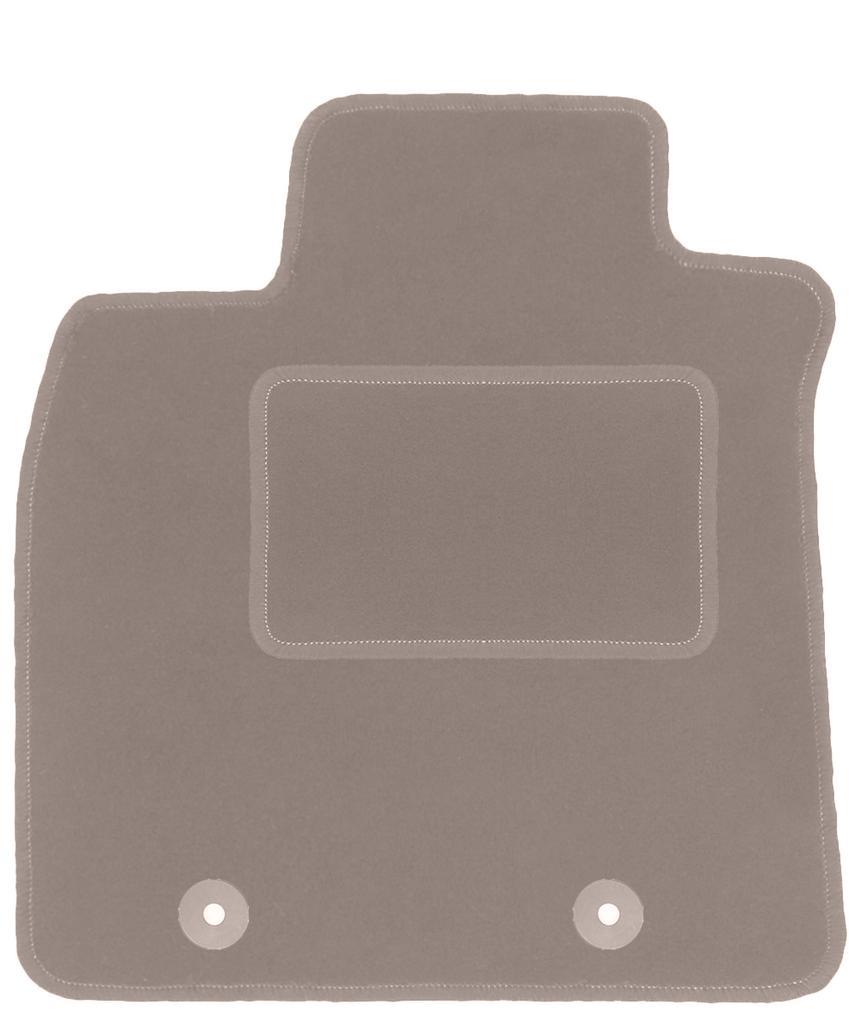 Beige driver's mat for: Toyota Avensis III T27 station wagon, liftback, sedan (2009-2018)