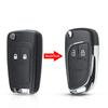 Modified Folding Remote Car Key Shell For Chevrolet Cruze Epica Lova Camaro For Opel Vauxhall Insignia Astra Mokka For Buick