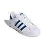 adidas Oryginalne SUPERSTAR Wygodne Niskie Buty Skateboardowe Biało-Niebieski Ogon Unisex F34163