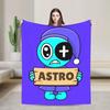Dandys World Astro Blanket Fleece Summer Air Conditioning  Portable Soft Throw Blanket for Bed Travel Rug Piece