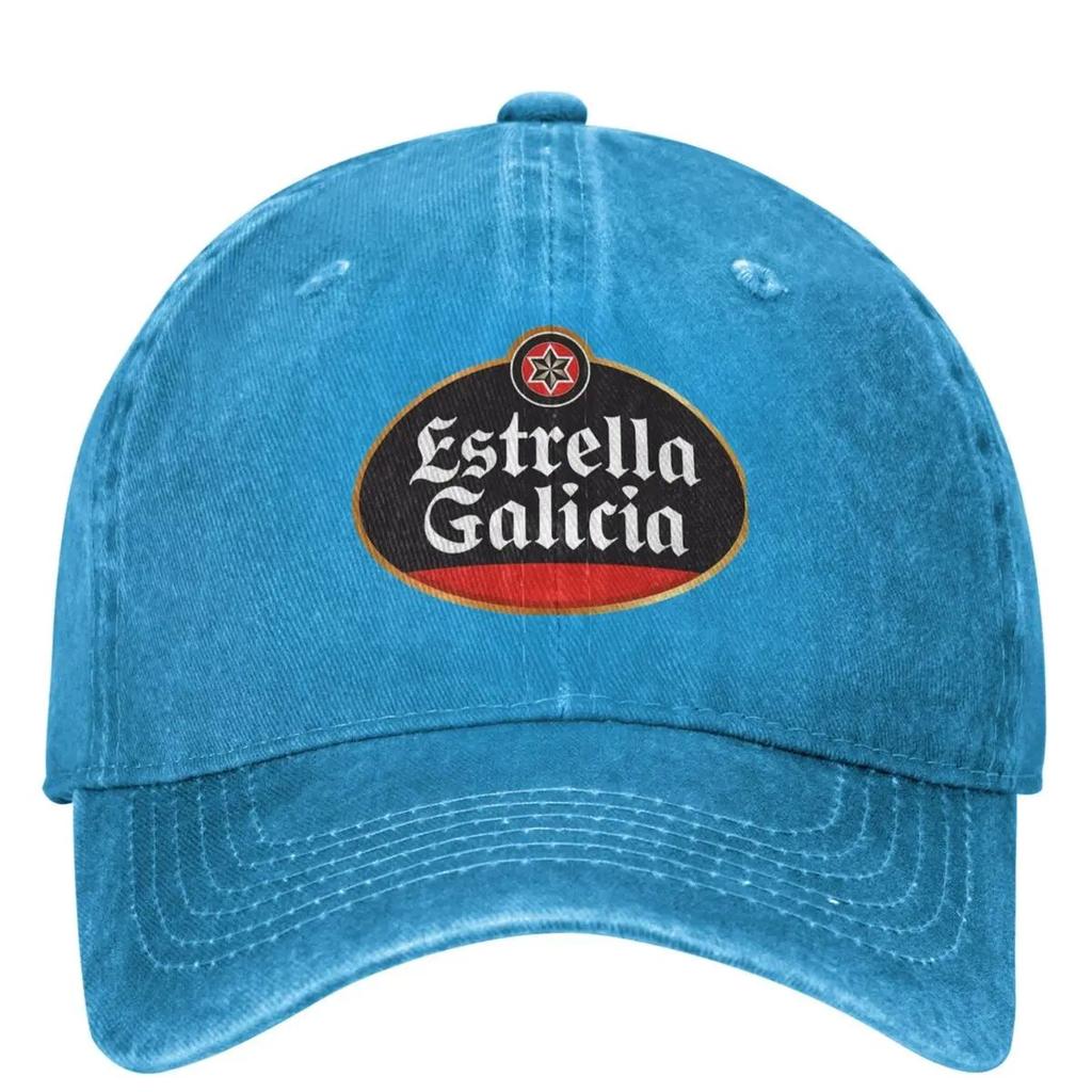 Cappellino da Baseball Estrella Galicia Birra Spagna Cappellino Unisex Uomo Trucker Cappello da Papà Design Cappellino Sportivo da Esterno Regalo Moda