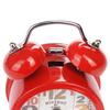 Classic Vintage Silent Metal LED Night Light Twin Bell Alarm Clock Ticking Retro Tableclock