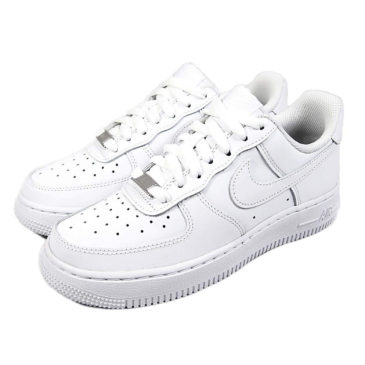 Nike WMNS AIR FORCE 1 Air Force 1 Classic US Size  07 WHITE/WHITE Women s Low-Top Sneakers, Women s Low, White, Model, DD8959-100, 8-25.0cm [Used]