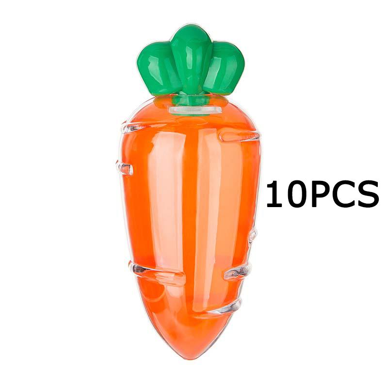 

WTEMPO Easter Carrot-Shaped Containers Party Favors Decor Treat Boxes Fillable Boxes In Bright Orange Yellow Color, Creative DIY Packaging Baskets 10pcs оранжевый