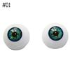 1pair 20MM Kids Toy Accessories Blue Brown Black Eyeballs 20inch New Baby Realistic Dolls Eyes Half Round Hollow