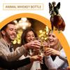 Whiskey Bottle Dog Vodka Decanter Whiskey Bottle Glass Container Drinkware Home Decor For Liquor Vodka Bourbon Alcohol Cocktail