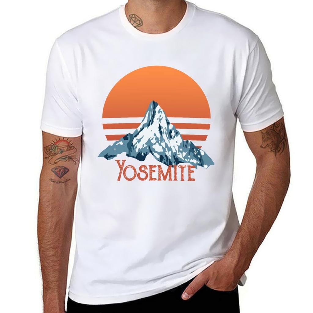 Yosemite National Park Mountains Yosemite Established 1890 Tshirt Big And Tall Gym Tshirt