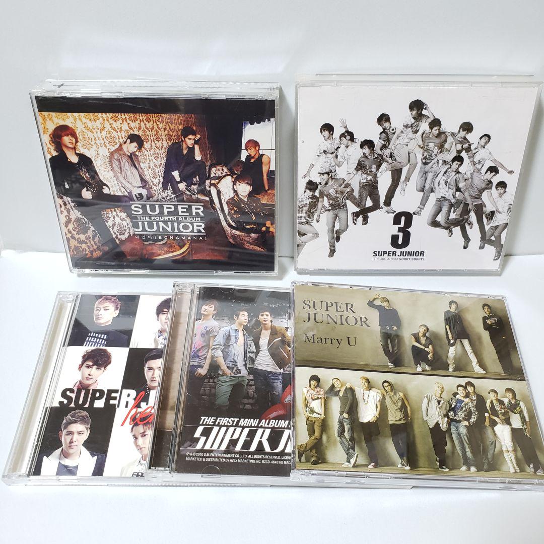 

[USED] SUPER JUNIOR CD+DVD 5-piece set SORRY Marry Bijin