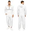 Men Waterproof Hip Hop Dance Outfit Long Sleeve Hooded Jacket with Jogging Pants Raincoat Windbreaker Streetwear Dancewear