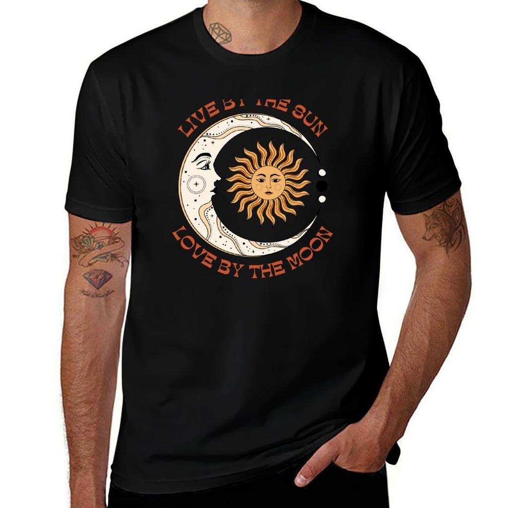 Live By The Sun Love By The Moon Tshirt Sports Casual Breathable Tee Shirt