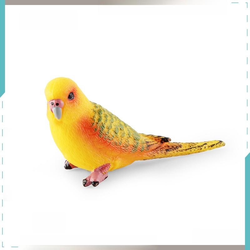 Macaws Parrot Pvc Animal Model Decor For Children And Bird Enthusiasts Gift Idea