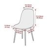 Elastic Spandex Stretch Chair Cover Stretch Jacquard Jacquard Chair Cover  Kitchen