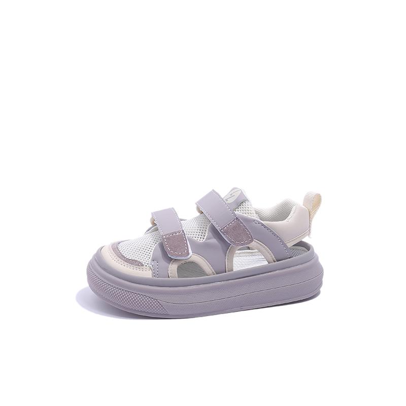 Children Sport Sandals Kids Hollow Toes Capped Shoes Air Mesh Toddler Girls Summer Casual  Beach Shoes Comfortable Breathable