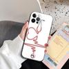 Nurse Medical Medicine Health Heart Stethoscope Phone Case for iPhone 15 14 Pro Max 8 Plus SE 2022 11 12 13 Pro Xs Mini X S Case