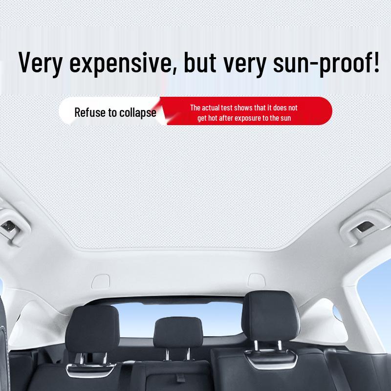 Xpeng 21 P5 Sunroof Static Sunshade: Heat Insulation, Sun Protection, Privacy.