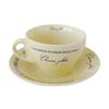 Ceramic Cup and Saucer Coffee Cup Set Milk Mug Dessert Plate Teaware Afternoon Tea Cup Drinkware Drinking Utensil Birthday Gift
