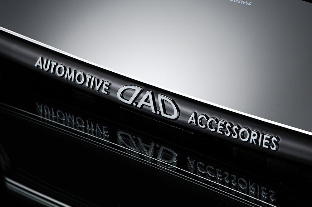 Garson DAD Luxury Mirror Type Gloria Black/White HA364-01 D.A.D Rearview Mirror, Room Mirror, Anti-Glare, Wider Field of View, Shatterproof, Car Acces