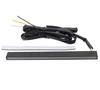 2x Red/Amber Switchback Flowing LED Car DRL Brake Stop Turn Signal Light Strips