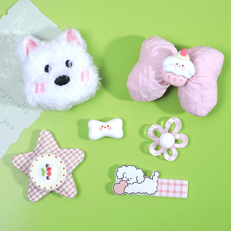 Xiaohongshu-Style Shoe and Hair Accessories: Hole Shoes Decorations, Hair Clips, Ties, Refrigerator Magnets