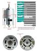 Μίνι Κινητήρας DC Υψηλής Ταχύτητας 12V 775/795/895 με Διπλά Ρουλεμάν και Υψηλή Ροπή