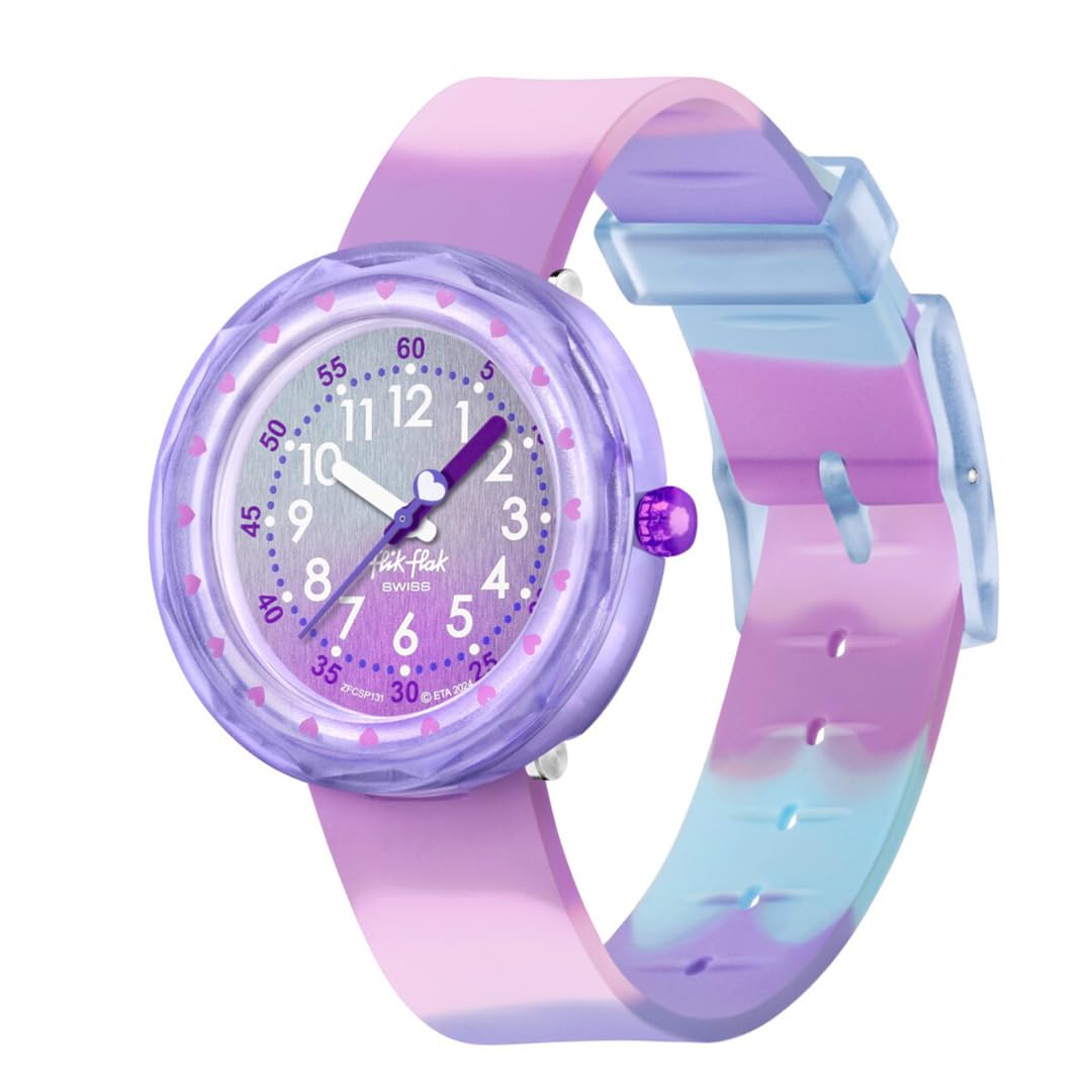 Swatch Flik Flak FUZE IN PURPLE FCSP131 Фиолетовые Часы Для Девочек фиолетовый