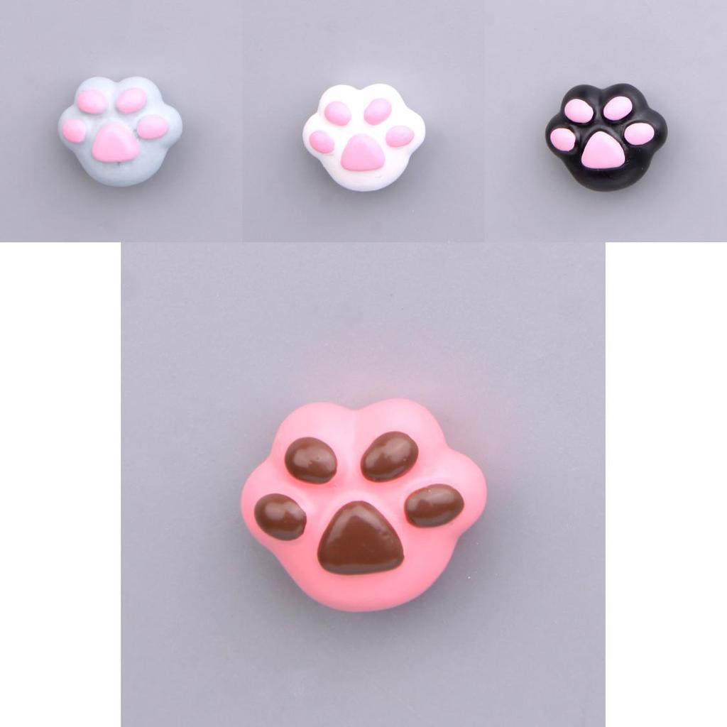 Cat Paw Refrigerator Magnet Kawaii Resin Magnetic Clip For Gift And Party Use