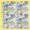 Silk Scarf Women Large Shawls Cashew Flower Print Stoles Square Bandana Luxury Kerchief Hijab Female Foulards 130CM