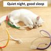 Pack of 3 Catnip Toys for Cats, 70 Cm Catnip Stick and Teething Rope, Interactive Dental Care Toys, Natural Catnip Filled