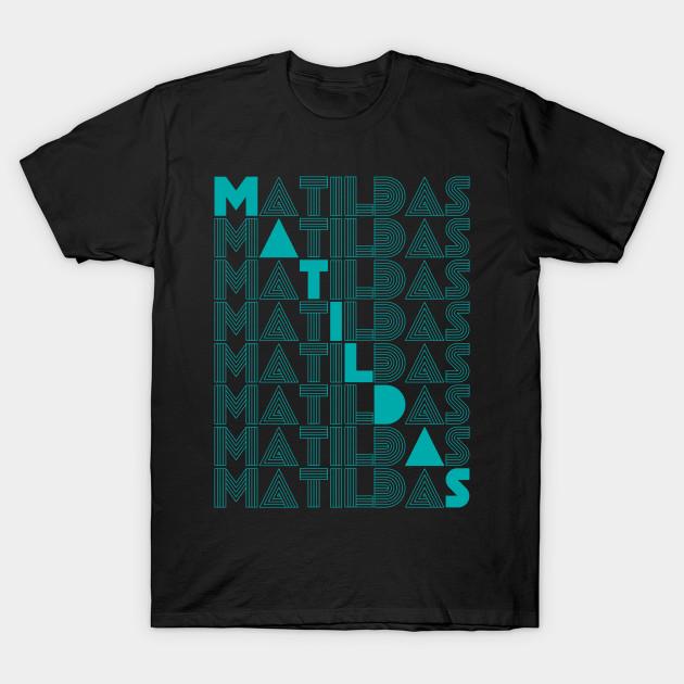 Men Black Print T-shirt Matildas No-Cut Transfer Paper Print Cotton Tshirt 4XL чёрный