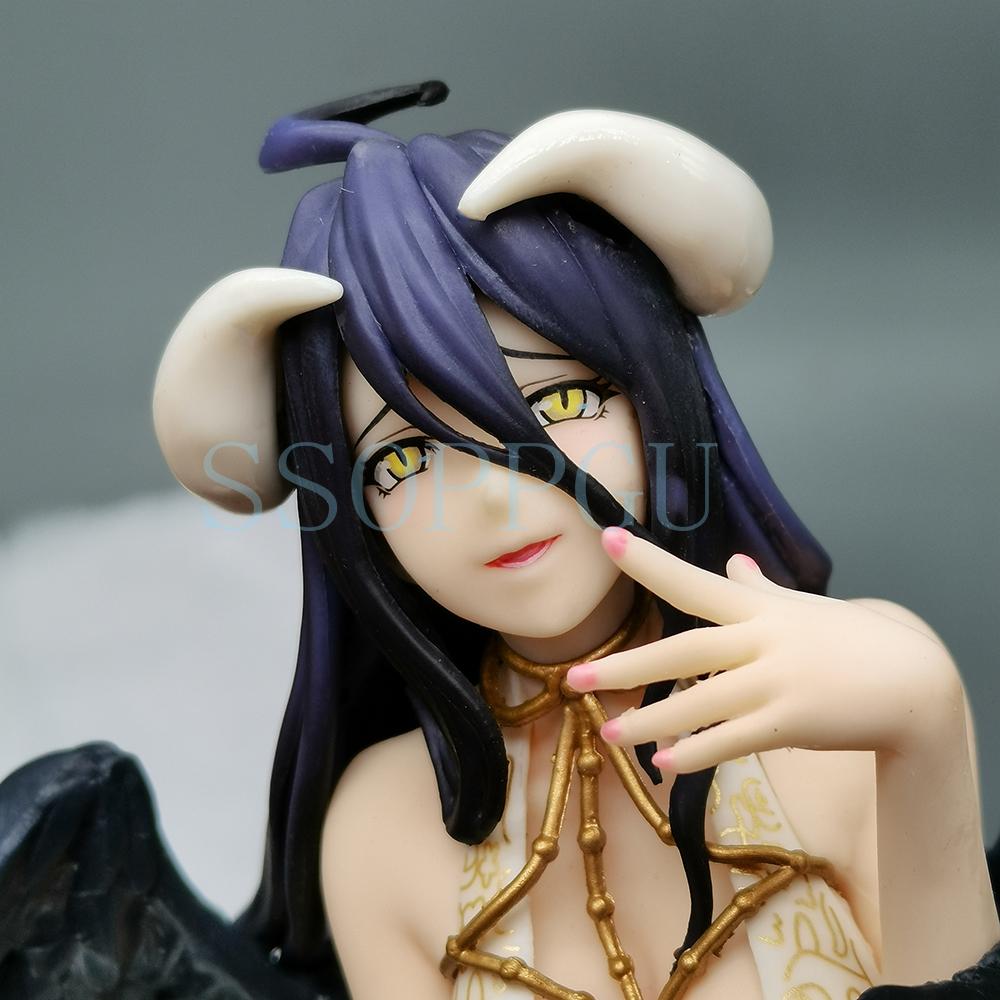 15CM Overlord Figure Albedo Lingerie Claynel Anime Girl Action Toy Statue Adult Collection Model Doll NEW PVC 1/7 Poseable Articulated Scale Detailed