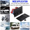 12-24V 5 Gang OnCelsiusOff Toggle   Panel Dual USB Voltmeter for Car Boat Marine Truck Green LED