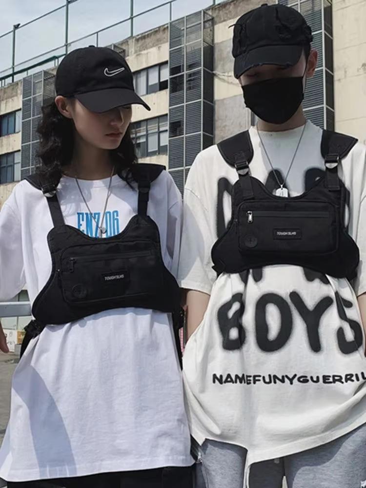 Tactical Utility-Durable Waterproof Tactical Chest Bag - Multipurpose EDC Chest Bag for Sports & Travel -- LZT