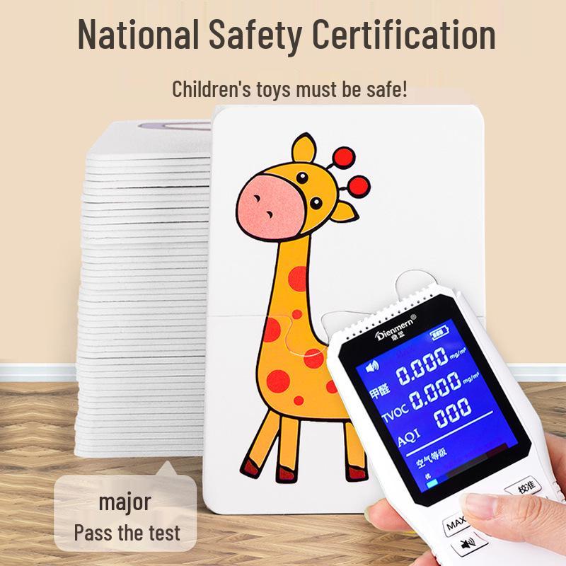 Handmade Educational Matching Cards & Puzzles for Toddlers (Ages 1-3) - Boost Literacy & Intelligence for Boys & Girls