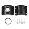 Water Pipe Splitter Clamp Easy Install 1/2'' Female Thread Connector for Agricultural Irrigation Pipe Fitting