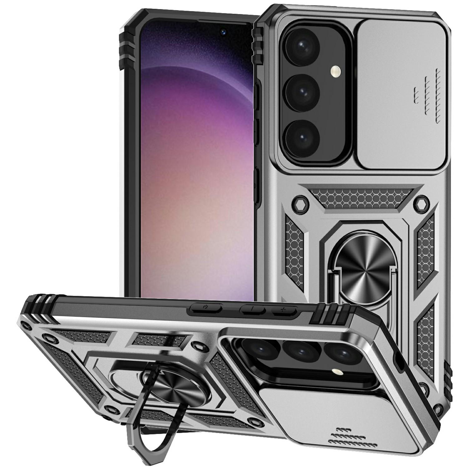 

For Samsung Galaxy S25+ Case PC + TPU Phone Cover Lens Ultimate Protection Kickstand G
