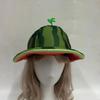 Casquette de Plage Créativité Chapeau Pastèque Confortable Mignon Casquette d'Halloween Unisexe Drôle Grands Rebords Chapeau de Soleil Fête d'Halloween