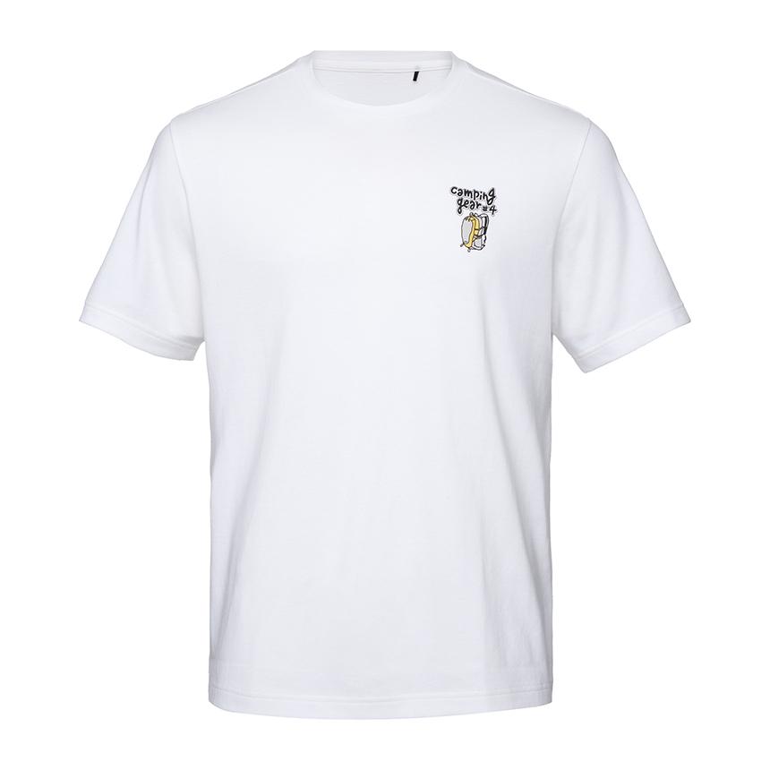 BLACKYAK Unisex Camping Graphic Short Sleeve Tee #3_Wh