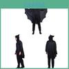 Halloween Fledermaus Cosplay Kostüm für Herren mit Polyestermaterial für Cosplay-Events