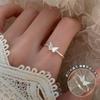 Women's 925 Sterling Silver Retro Ring - Light Luxury, Colorfast, Versatile, High-End.
