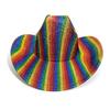 Hot-selling Christmas Party Snowflake Top Hat European and American Holiday Party Western Cowboy Hat