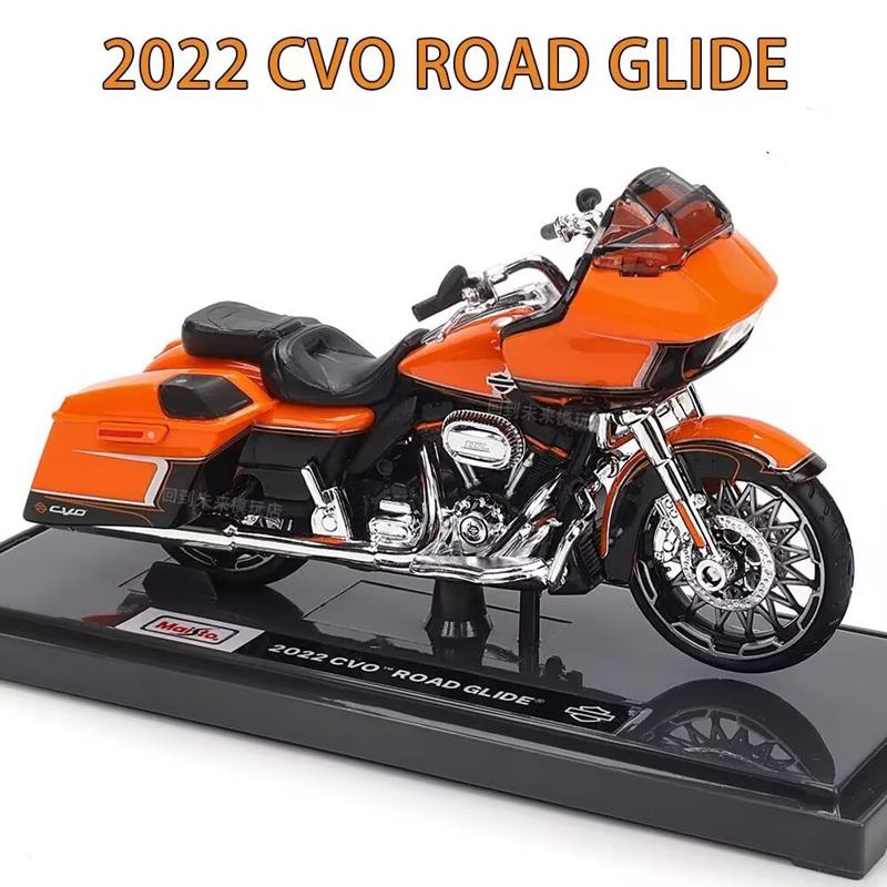 Maisto 1:18 Harley Cvo Road Glide Leichtmetall Sportmotorrad Modell Metall Straßenrennsport Motorrad Modell Simulation Kinder Geschenke