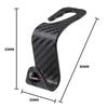 1/2/4pcs Carbon Fibre Car Rear Seat Hook Hanger Storage Organizer Hooks For Nismo Nissan Qashqai Juke X-Trail Patrol Navara Tiid