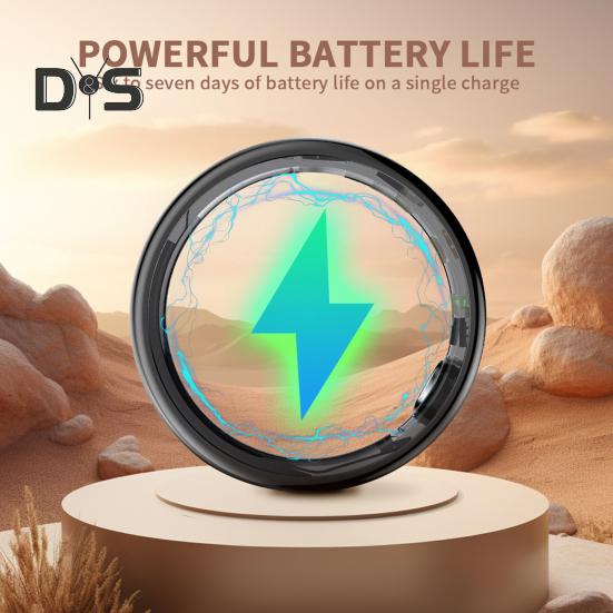 R02P Smart Ring Health Tracker IP68 Waterproof Fast Charging Sleep Monitor Fitness Tracking Bluetooth-compatible Smart Ring