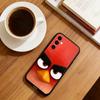 Funny Cartoon A-Angry B-Birds Phone Case For Samsung Galaxy A73,A72,A71,A70,A53,A52,A51,Soft Silicone Black Cover