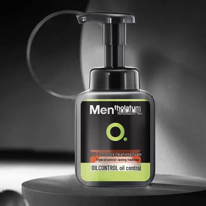Mentholatum Men's Oil Control Ice Cool Facial Foam
