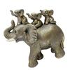 Elegant Resins Elephant Mother and Baby Figurine Sculpture for Home Decoration Collectible Ornament and Gift Giving