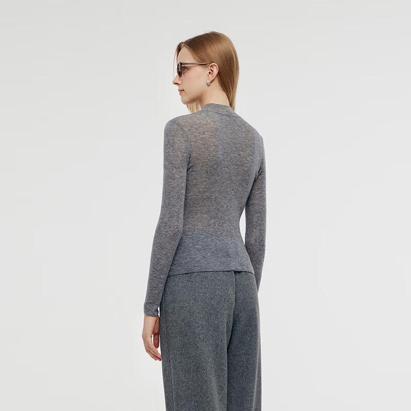 GOELIA Women's Winter Soluble Wool Semi-High Collar Sweater